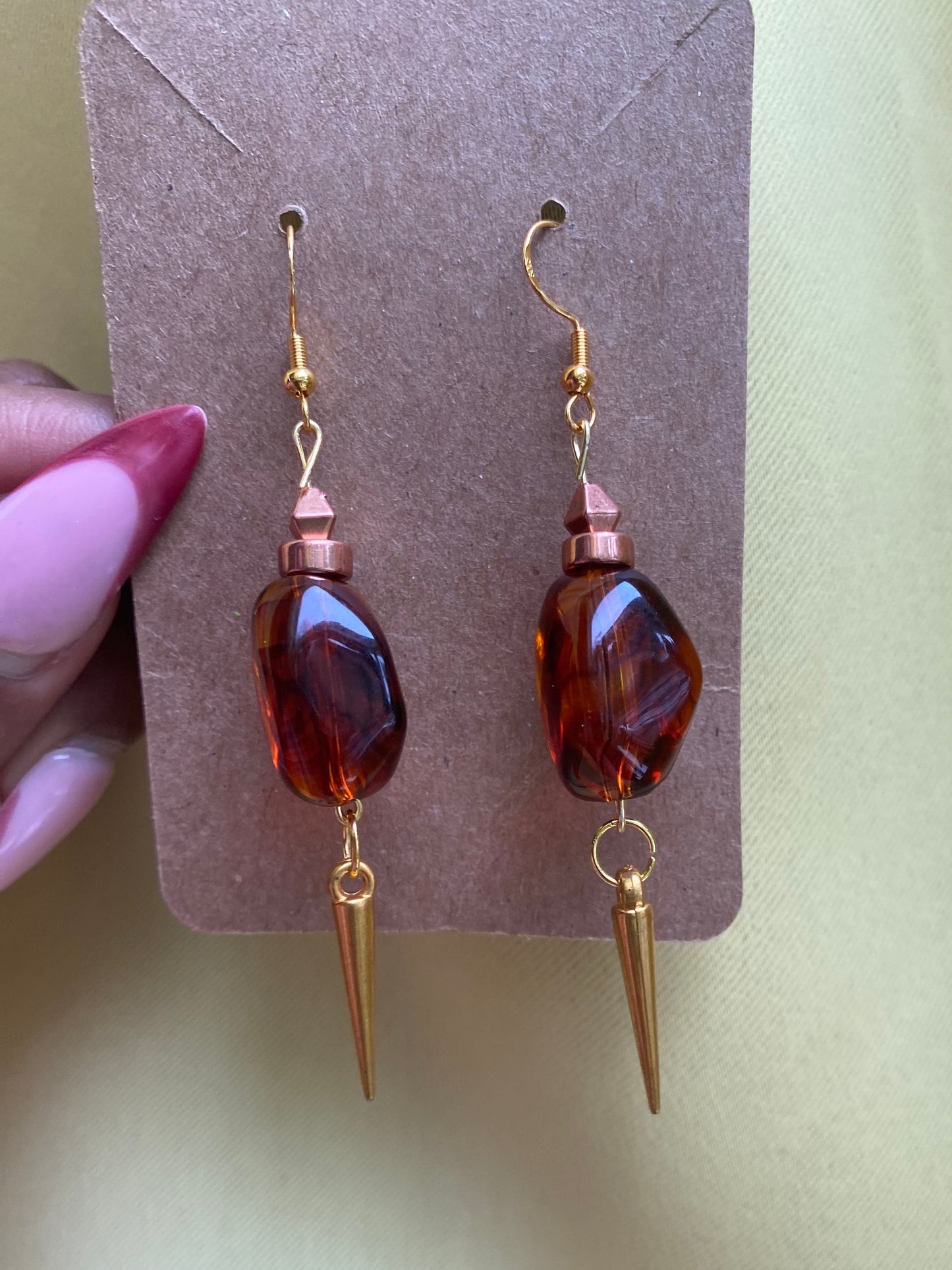 Faeglow Dangle Earrings-Espresso