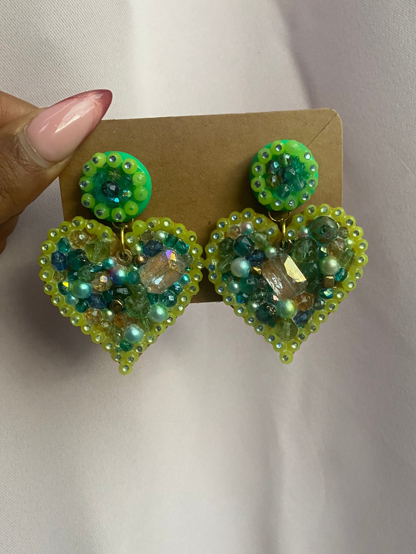 Faerie Pop Heart Earrings