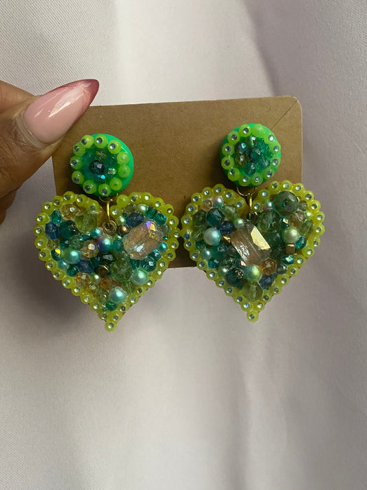 Faerie Pop Heart Earrings