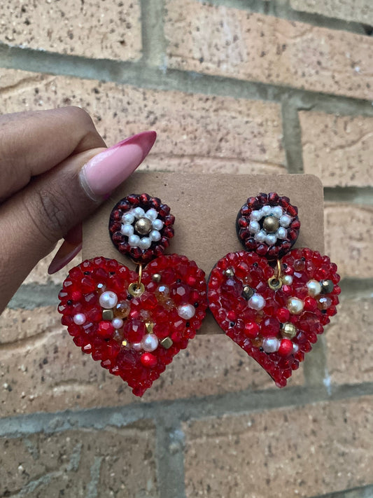 True love Heart Earrings