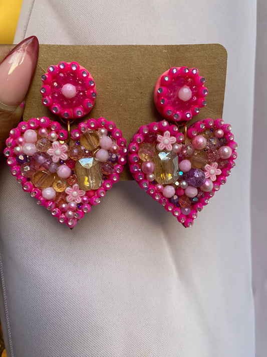 Sweetheart Heart Earrings